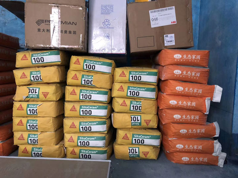 石家莊保利花園裝修施工現(xiàn)場