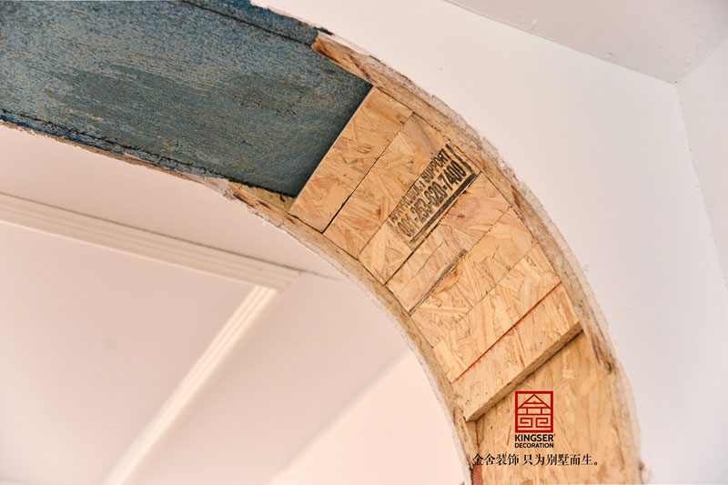 榮盛華府裝修施工現場油工階段