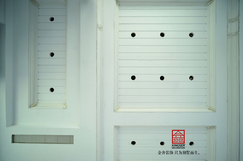 榮盛華府裝修施工現場油工階段